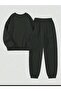 Crew Neck Printed Bottom Top Women's Suit Oversize Women's Tracksuit Set Boyfirend - 2