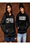 Hanımcı/Beyci Printed - Lover Combination Unisex Oversize Hooded Sweatshirt