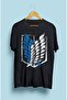 Loose Fit Unisex Attack On Titan Symbols Anime Printed Design T-Shirt