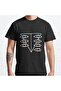 Loose Fit Neon Genesis Evangelion Seele Logo Glitch Effect Design Printed T-shirt