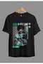 Loose Fit Unisex My Hero Academia Dabi (BLUE FLAME) Anime Character Printed Custom Design T-Shirt