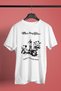 Unisex Loose Fit Three Days Grace Printed White T-Shirt