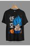 Loose Fit Unisex Dragon Ball Z Son Goku Anime Design Printed T-Shirt