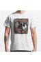 Loose Fit Unisex I Do Not Think Therefore I Do Not Am Cat Portrait Design Printed T-shirt