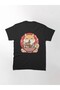 Loose Fit Kawaii Shiba Inu Eating Ramen Design Printed T-shirt - 2