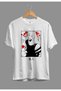 Loose Fit Jujutsu Kaisen Mahito Anime Character Printed Design T-Shirt