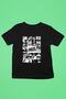 Unisex Loose Fit Arctic Monkeys Printed Black T-Shirt