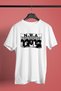 Unisex Loose Fit N.w.a Printed White T-Shirt