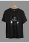 Loose Fit Unisex Uchiha Itachi Naruto Anime Character Design Printed T-Shirt
