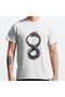 Loose Fit Unisex Altered Carbon Ouroboros Design Printed T-shirt