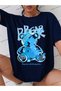 Unisex LADY Women's Cute Bear & Slogan Printed T-Shirt CODE-1338