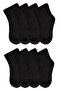 Children's Toe Seamless 8 Pairs Mid Heel Socks Cotton