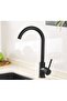 Black Stick Handle Kitchen Sink Faucet
