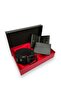 Men's Black 3 Piece Set - Wallet, Belt and Card Holder - 3