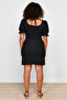 Black A-Line Mini Woven Dress TBBSS24AH00017 - 6