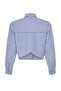 Striped Woven Backless Beach Crop Shirt Tbess24Go00012 - 7
