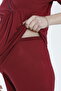 Bathrobe Striped Detail Maternity and Postpartum Pajama Set - 8