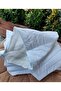 100% Cotton Fabric 4 Pieces Pillow Protector Quilted Zippered - 5