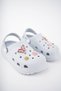 Mother Girl Ice Gray High-Sole Rhinestone Hospital Nurse Doctor Beach Pool Sandals Slippers - 5
