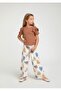 LIMI girl's printed gabardine jacket wide leg pants 2-piece set - 3
