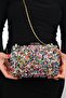 SEUL Beige Multi Pebble Women's Evening Dress Bag - 4