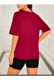 Women's Lower-Top 23 Printed Tights-T-shirt Set Oversize Casual Boyfriend - 2