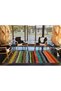 Mixed Color Line Patterned Woven Base Carpet 3791 - 4