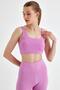 Women's Pink Sports Bra - 3