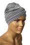 Aura Ready Turban Bonnet Gray Cross Banded Women's Hijab Bonnet Sea Bonnet Swimsuit Bonnet - 3