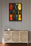 Cat Picture Illustration Stylish Wooden Table Model, Aesthetic, Living Room, Hall, Office, Home Decoration