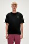 Re-black Recycle Black T-shirt Printed Men's T-Shirt - 5