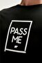 Pass Me T-shirt Black Printed Men's T-Shirt - 5