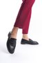 Black Skin Women's Loafer Casual Shoes Bg1095-112-0005 - 3