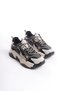 Belavalia Black Women's Lace-Up High Sole Sneaker Sports Shoes
