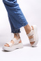 Olnesari Women's Sandals0012804 Beige Skin - 5