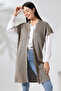 Women's Knitwear Vest - Patterned - Long - 3