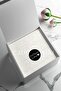 Round Cut Stickers Black Ground White Lettering 3.8X3.8Cm for Beautiful Day - 4