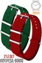 24mm Fossil-Welder-Casio-Seiko-Omega-Armani Watch Compatible Nato Textile Fabric Watch Band Nttek39