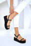 Women's Black Sandals 17872 - 2