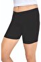 3002 - 1 Piece Skin - 1 Piece Black Bamboo Fabric Women's Mini Tights - 2