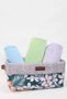 Horose Multi-purpose Children's Room Basket Set 2 Pieces Basket Flower Patterned - 3
