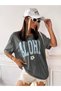 Women's / Girls' Printed Oversize T-Shirt Casual Boyfirend - 3