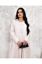 WOMEN'S 2-PIECE PLEATED LAMELET Dress Suit - 6