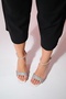 MONICA Pearl Skin Stoned Women's Thin Heeled Evening Dress Shoes - 3