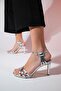 FROYA Silver Women's Platform Heeled Shoes - 3