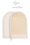 Natural Pumpkin Fiber Face and Body Sac and Natural Pumpkin Fiber Sac Bath Glove - 2