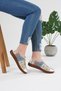 Mira Orthopedic Women's Leather Ballerina Shoes Soft and Flexible Sole - 6