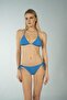 Triangle String Bikini Set - Blue - 2