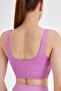 Women's Pink Sports Bra - 4
