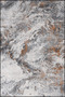 Gray Themed Abstract Abstract Patterned Creative Modern Decorative Rug 3855